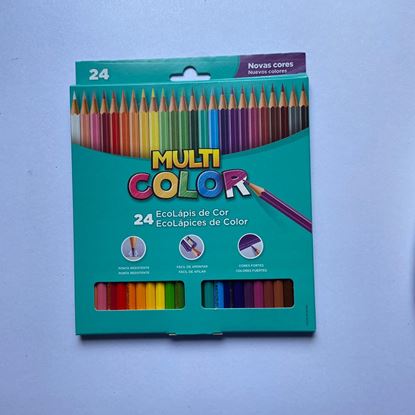 IMAGEM 1-LAPIS COR - MULTICOLOR - 24 CORES